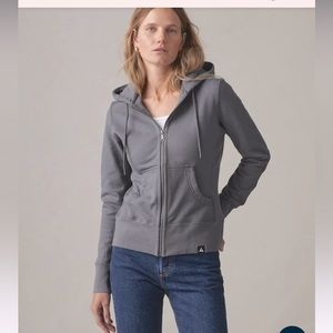 American Giant Classic Full zip Hoodie IRON Grey